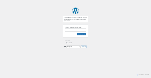 Security scan screenshot of https://c168.cyou/wp-login.php?action=lostpassword