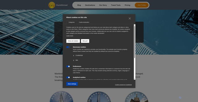 Security scan screenshot of https://www.duckabroad.com/worlds-tallest-buildings