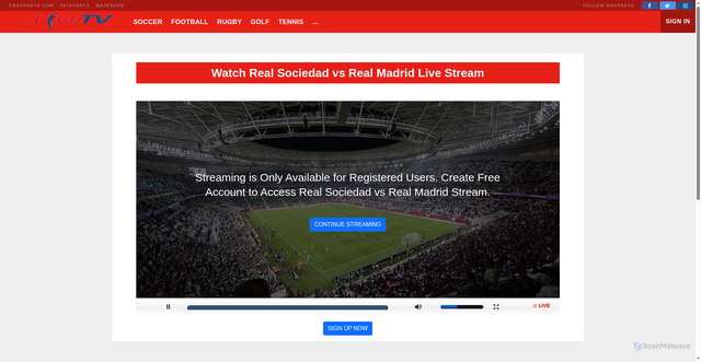 Security scan screenshot of http://www.offer.ndors.org.uk/video/soc/video-real-sociedad-v-real-madrid-show-on-tv.html