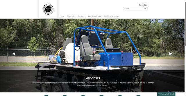 Security scan screenshot of https://www.magnamosquito.gov/