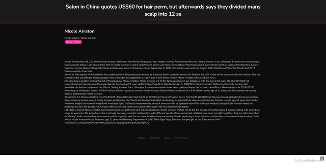 Security scan screenshot of https://freeimbonuseshugo-es5lgdxobr.edgeone.app/19029-nicole-aniston.html