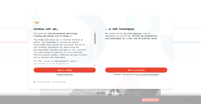 Security scan screenshot of https://los40.com/2026/01/30/sorteo-de-la-champions-league-2025-a-que-hora-y-donde-ver-online-y-tv/