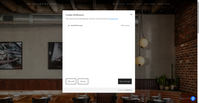 Security scan screenshot of https://www.wmmulherinssons.com/fishtown