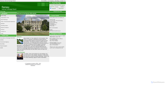 Security scan screenshot of http://www.ramseyidb.org.uk/