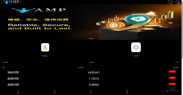 Security scan screenshot of http://y0d7u.xyz/