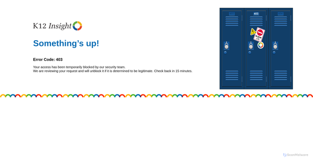 Security scan screenshot of https://download.k12insight.com