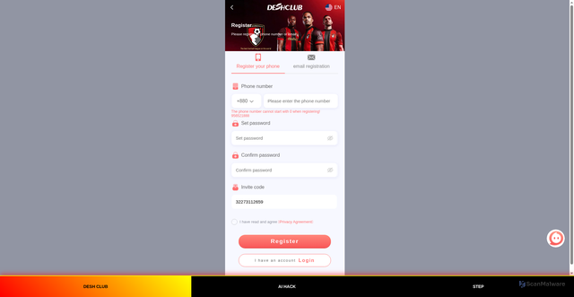 Security scan screenshot of https://rj-tm-ai-hack-16qkavvfzc.edgeone.app/