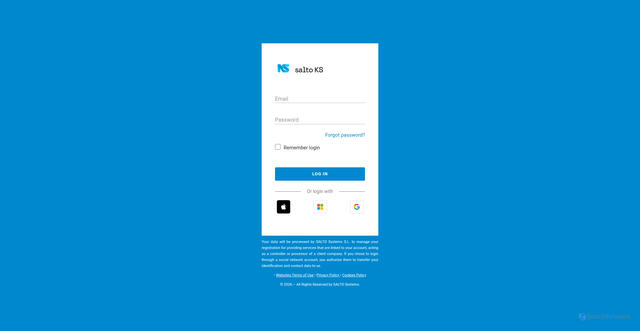 Security scan screenshot of https://app-eb.saltoks.com