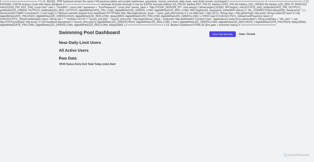 Security scan screenshot of https://swimo-h6tielh1pc.edgeone.app/