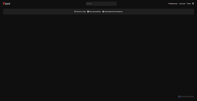 Security scan screenshot of https://piped.mha.fi/