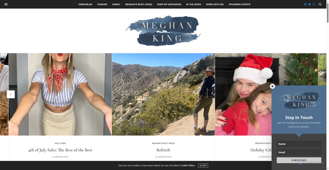 Security scan screenshot of https://www.meghan-king.com/