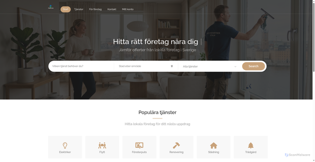Security scan screenshot of https://colaborate.se
