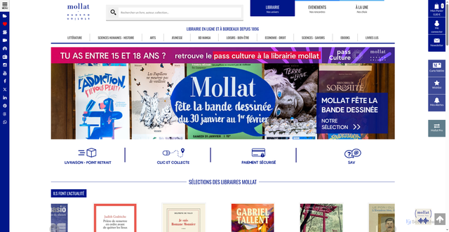 Security scan screenshot of https://mollat.com