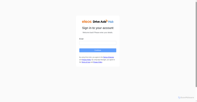 Security scan screenshot of https://secure.driveaxleapp.com