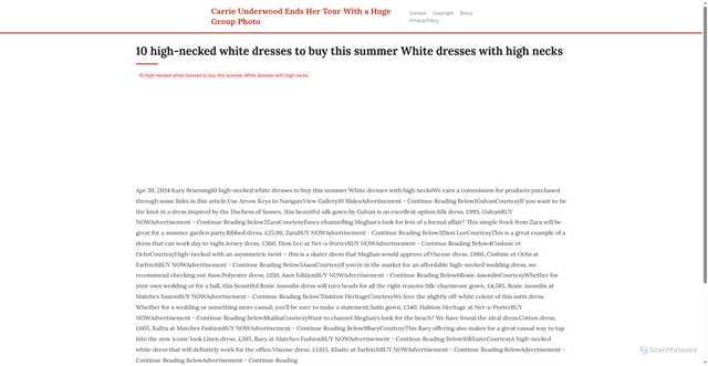 Security scan screenshot of https://aksaralokalcenter-dpjvhw08t3fo.edgeone.app/10-high-necked-white-dresses-to-buy-this-summer-white-dresses-with-high-necks.html