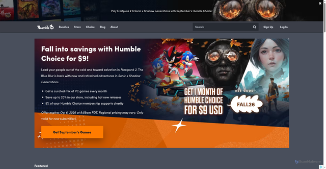 Security scan screenshot of https://cdn.humblebundle.com