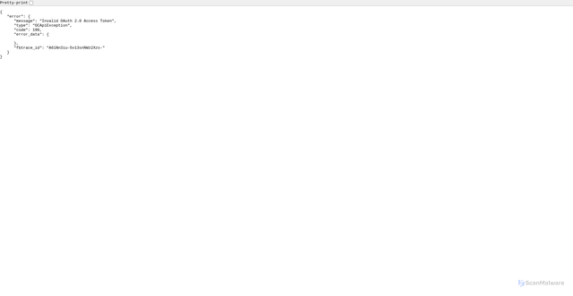 Security scan screenshot of https://graph-fallback.oculus.com/
