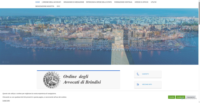 Security scan screenshot of https://www.ordineavvocatibrindisi.it/