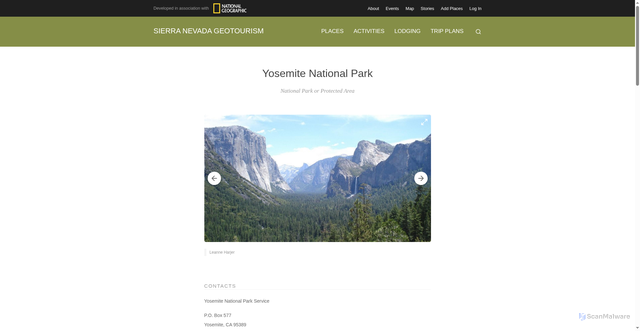 Security scan screenshot of https://sierranevadageotourism.org/entries/yosemite-national-park/d0909735-d86e-436b-9ea3-b979d218e29f