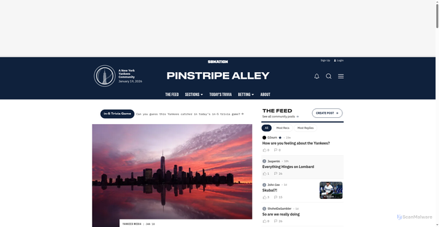 Security scan screenshot of https://www.pinstripealley.com