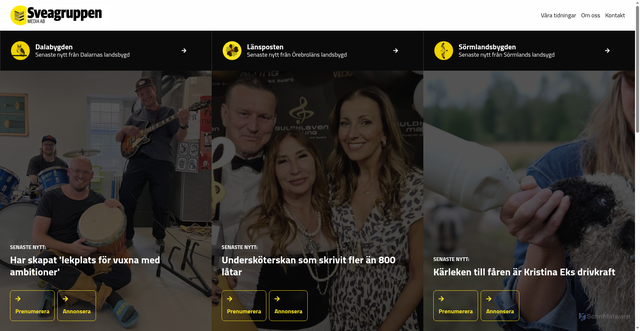 Security scan screenshot of https://sveagruppen.se