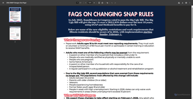 Security scan screenshot of https://quigley.house.gov/SNAPchanges