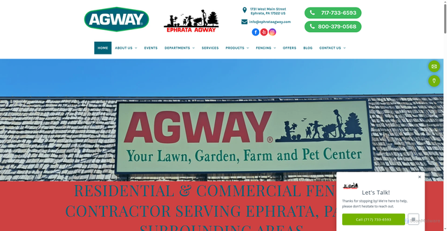 Security scan screenshot of https://www.ephrataagway.com/