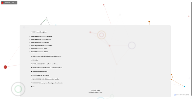 Security scan screenshot of https://hosts-oz4ddyf7us.edgeone.app/
