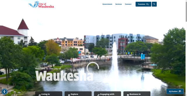 Security scan screenshot of https://waukesha-wi.gov/