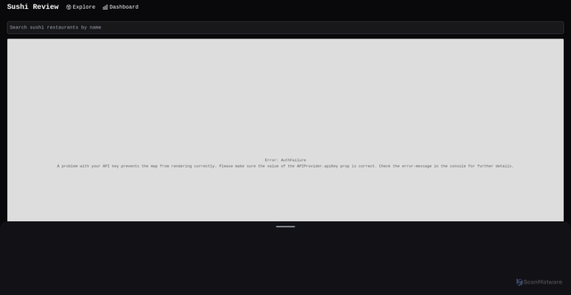 Security scan screenshot of https://sushi-review-client.pages.dev/