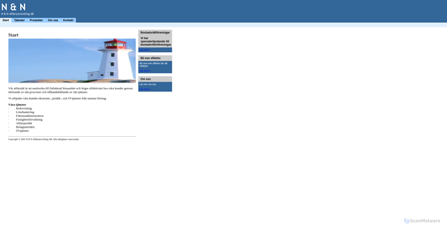 Security scan screenshot of https://netn.se