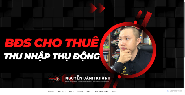 Security scan screenshot of https://nguyencanhkhanh.com