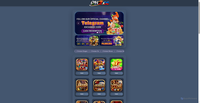 Security scan screenshot of https://pesomaxlive.com/otm5ztm2m