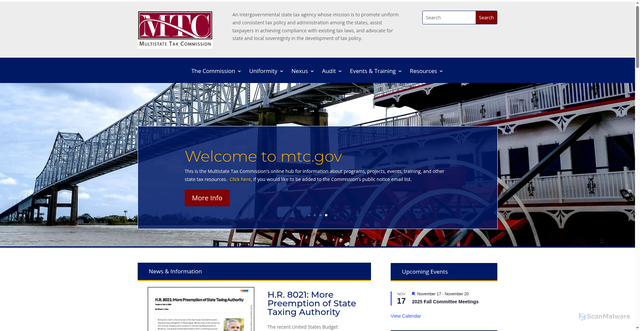 Security scan screenshot of https://www.mtc.gov/