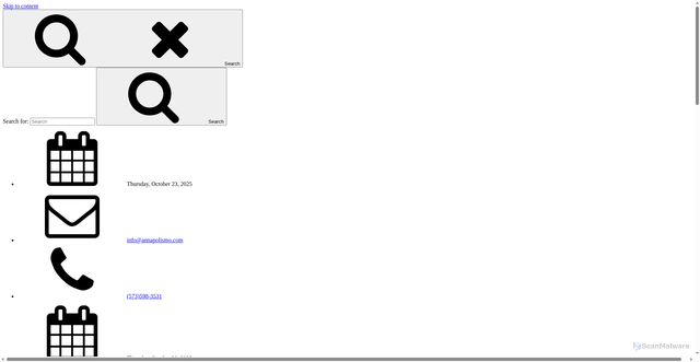 Security scan screenshot of https://www.annapolismo.com/