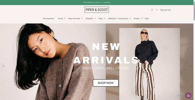 Security scan screenshot of https://piperandscoot.com