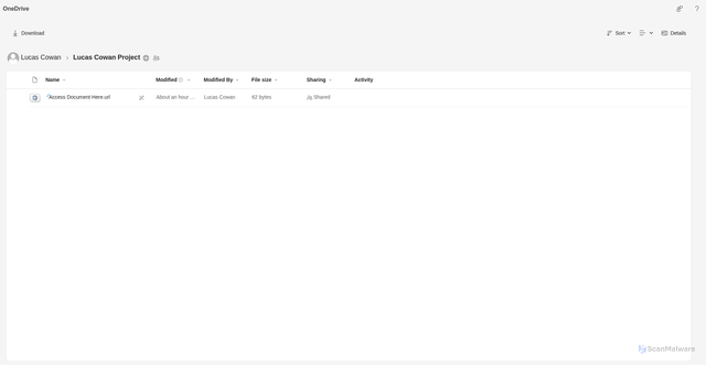 Security scan screenshot of https://bcflawfirm2-my.sharepoint.com/:f:/g/personal/cowan_bcflawfirm_com/IgDGLlfwCLBYSbM1cDpjIRyZAUFxU5HbV1Gz5iWt6V8Rkwc?e=MCEnrr
