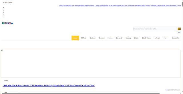 Security scan screenshot of https://insiktsvy.se