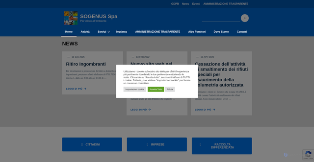 Security scan screenshot of https://www.sogenus.com/