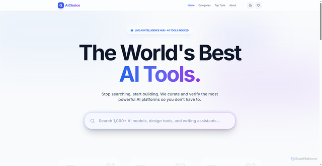 Security scan screenshot of https://aichoice-fb55py3ni6.edgeone.app/