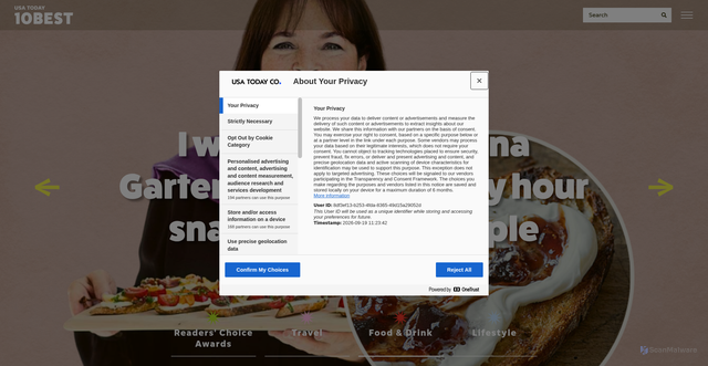 Security scan screenshot of https://10bestmedia.com