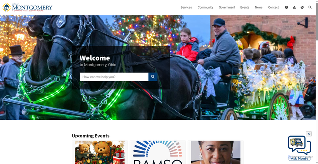 Security scan screenshot of https://www.montgomeryohio.gov/