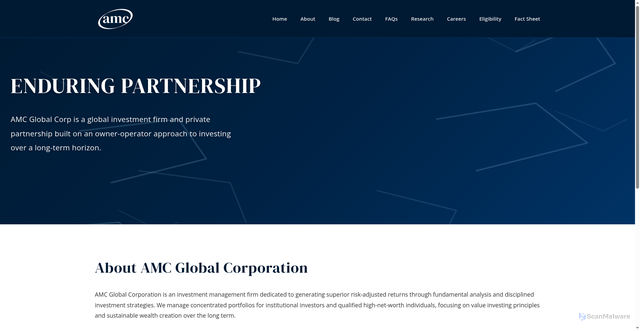 Security scan screenshot of https://amcglobal-2w03g5r1rr.edgeone.app/