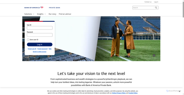Security scan screenshot of https://ustrust.com