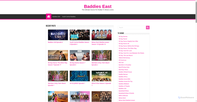 Security scan screenshot of https://baddieseast.org/