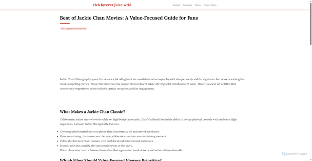 Security scan screenshot of https://duniacloudblog-dpurmyvdlpxs.edgeone.app/best-of-jackie-chan-movies.html