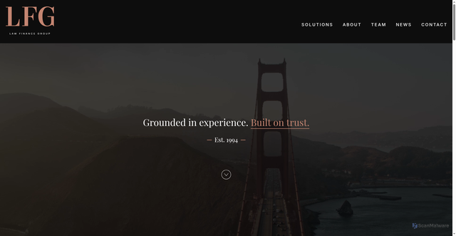 Security scan screenshot of https://www.lawfinance.com/