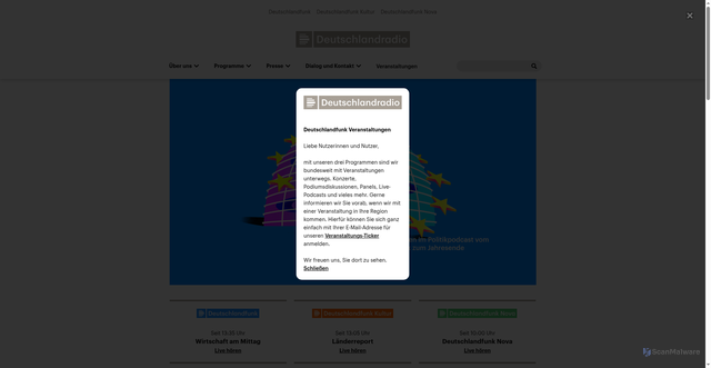 Security scan screenshot of https://dradio.de