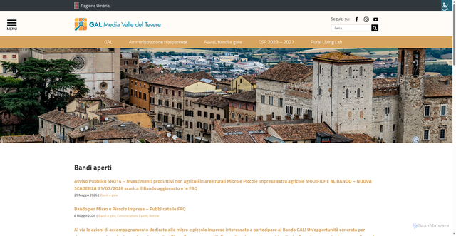 Security scan screenshot of https://www.mediavalletevere.it