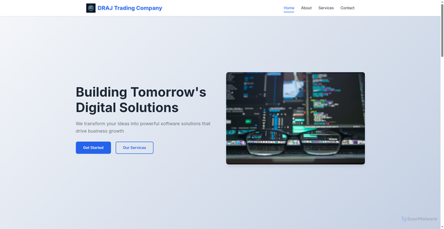 Security scan screenshot of http://drajtrading.pages.dev/